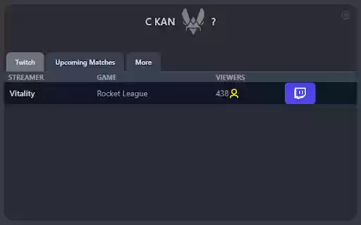 CKANVITA Vitality matches  streams  from Chrome web store to be run with OffiDocs Chromium online