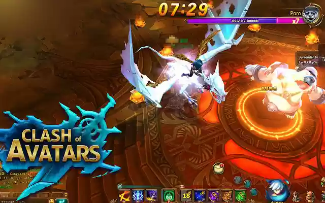 Clash of Avatars  from Chrome web store to be run with OffiDocs Chromium online