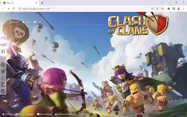 Clash of Clans Wallpaper from Chrome web store to be run with OffiDocs Chromium online Clash of Clans Wallpaper from Chrome web store to be run with OffiDocs Chromium online