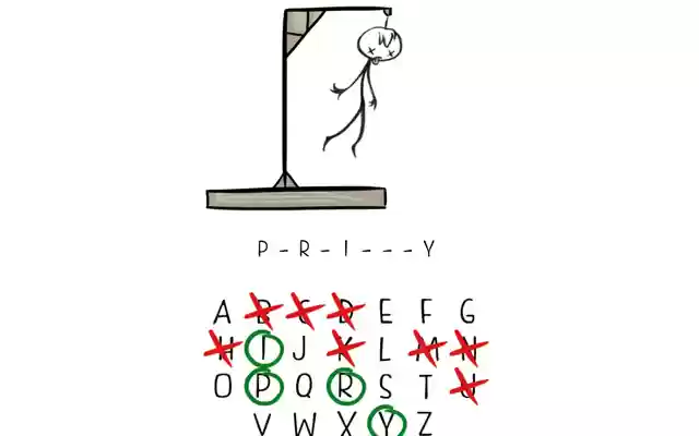 Classic Hangman Game  from Chrome web store to be run with OffiDocs Chromium online