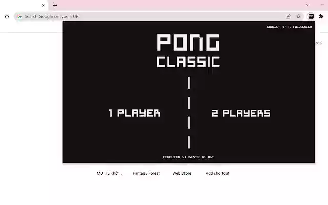 Classic Pong Game (2 Players) from Chrome web store to be run with OffiDocs Chromium online Classic Pong Game (2 Players) from Chrome web store to be run with OffiDocs Chromium online