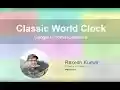 Classic World Clocks  from Chrome web store to be run with OffiDocs Chromium online