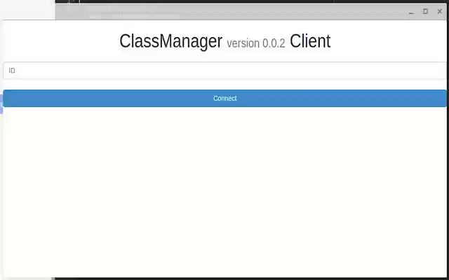 ClassManager Connect  from Chrome web store to be run with OffiDocs Chromium online