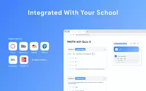 Classmate AI – Homework  Quiz Helper  from Chrome web store to be run with OffiDocs Chromium online