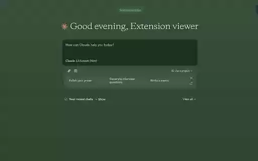 Claude Themes  from Chrome web store to be run with OffiDocs Chromium online