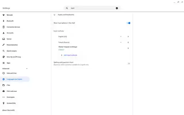 Clavier français avec assistant numérique  from Chrome web store to be run with OffiDocs Chromium online