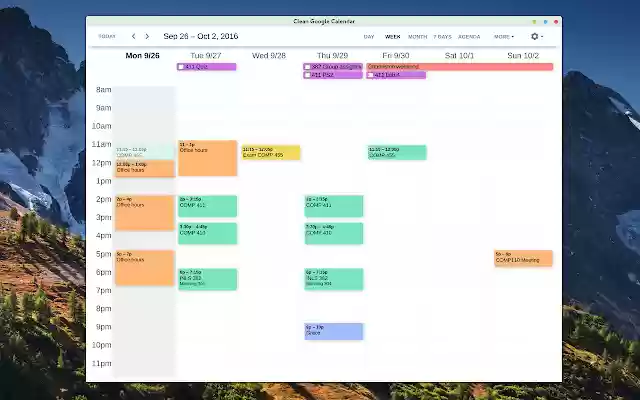 Clean Google Calendar from Chrome web store to be run with OffiDocs Chromium online Clean Google Calendar from Chrome web store to be run with OffiDocs Chromium online
