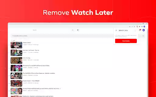 Cleanify  from Chrome web store to be run with OffiDocs Chromium online