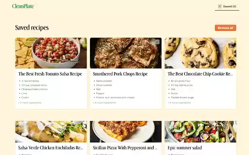 CleanPlate  from Chrome web store to be run with OffiDocs Chromium online