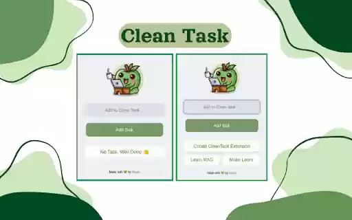 Clean Task from Chrome web store to be run with OffiDocs Chromium online Clean Task from Chrome web store to be run with OffiDocs Chromium online
