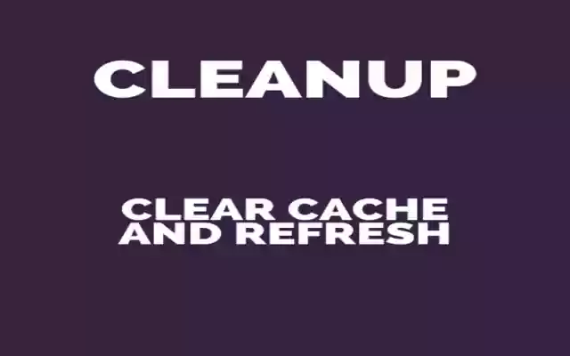 CleanUp from Chrome web store to be run with OffiDocs Chromium online CleanUp from Chrome web store to be run with OffiDocs Chromium online