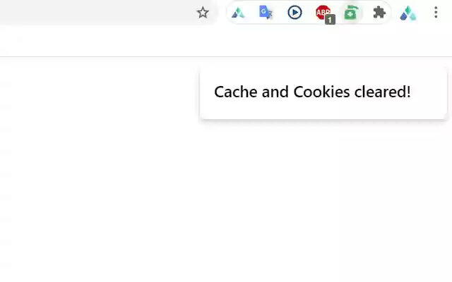 Clear Cache for One Site  from Chrome web store to be run with OffiDocs Chromium online