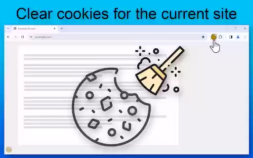 Clear cookies for one site  from Chrome web store to be run with OffiDocs Chromium online