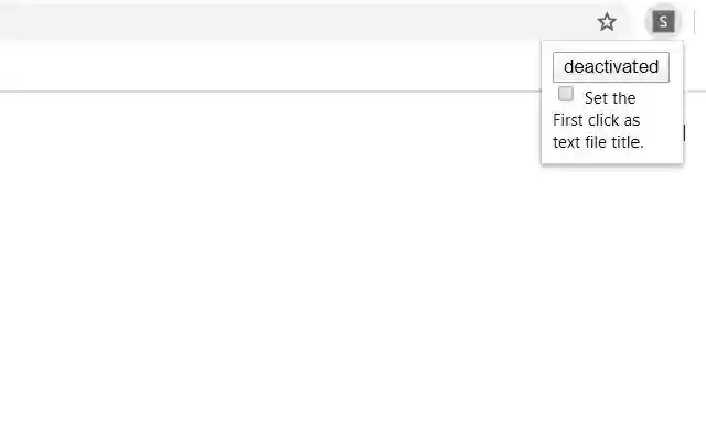 Click and Save text  from Chrome web store to be run with OffiDocs Chromium online