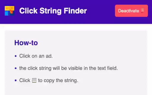 Click String Finder  from Chrome web store to be run with OffiDocs Chromium online