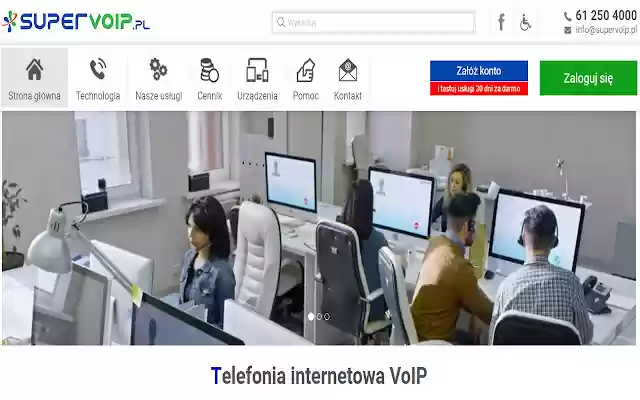 Click to call on Supervoip  from Chrome web store to be run with OffiDocs Chromium online