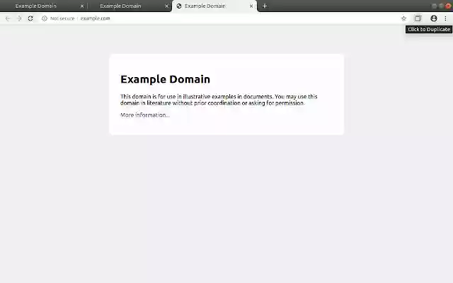 Click to Duplicate from Chrome web store to be run with OffiDocs Chromium online Click to Duplicate from Chrome web store to be run with OffiDocs Chromium online
