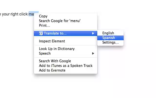 Click Translate  from Chrome web store to be run with OffiDocs Chromium online