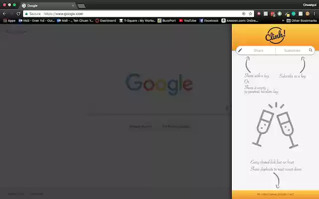 CLink  from Chrome web store to be run with OffiDocs Chromium online