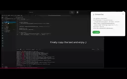 Clip2Code  from Chrome web store to be run with OffiDocs Chromium online