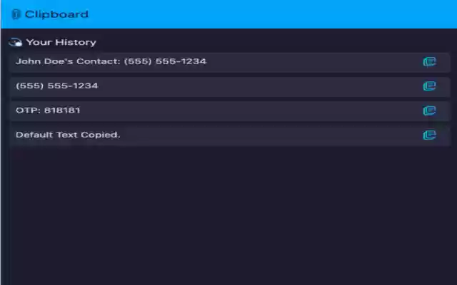 Clipboard  from Chrome web store to be run with OffiDocs Chromium online