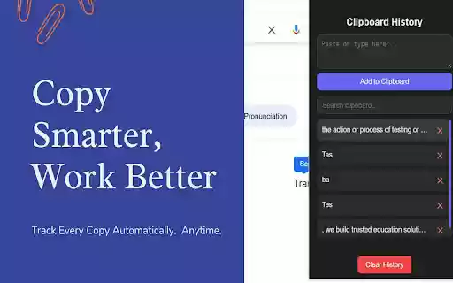 Clipboard History – Best Clipboard Manager for Chrome  from Chrome web store to be run with OffiDocs Chromium online