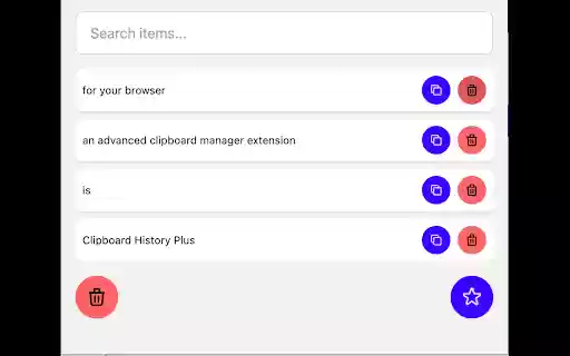 Clipboard History Plus: best productivity tool  from Chrome web store to be run with OffiDocs Chromium online