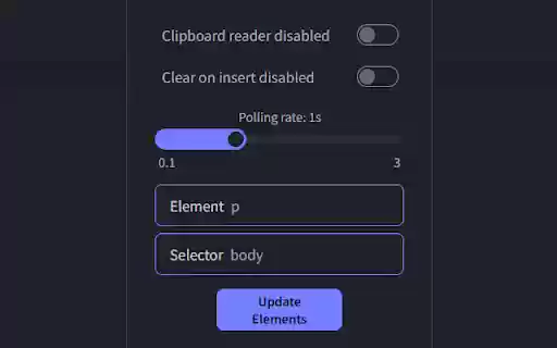 Clip Inserter  from Chrome web store to be run with OffiDocs Chromium online