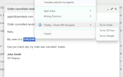 ClipKey Smart URL Navigator  from Chrome web store to be run with OffiDocs Chromium online