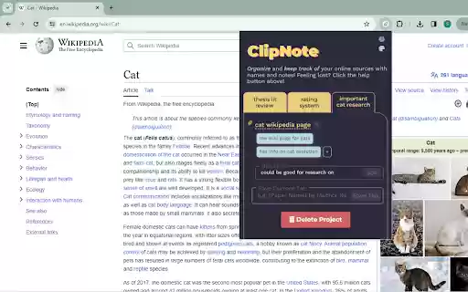 ClipNote  from Chrome web store to be run with OffiDocs Chromium online