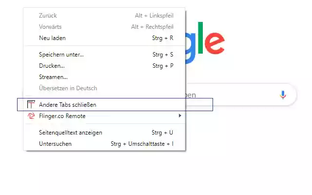 Close Others  from Chrome web store to be run with OffiDocs Chromium online