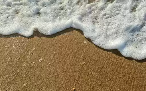 Close up of a Foamy Wave on the Shore  from Chrome web store to be run with OffiDocs Chromium online