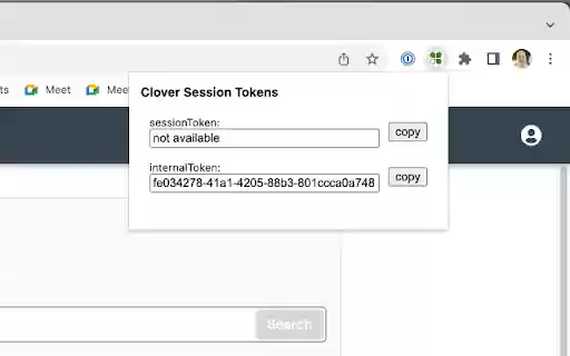 Clover Session  from Chrome web store to be run with OffiDocs Chromium online