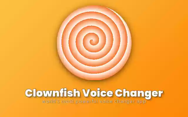 Chrome ウェブストアの Clownfish Voice Changer を OffiDocs Chromium online で実行