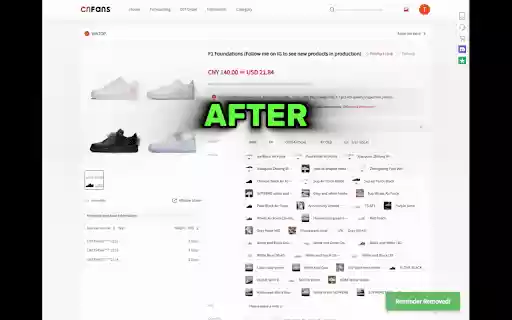 CNFans Link Modifier  from Chrome web store to be run with OffiDocs Chromium online