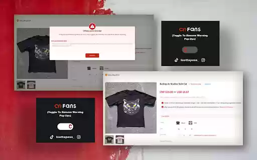 CNFans Product Page Cleaner  from Chrome web store to be run with OffiDocs Chromium online