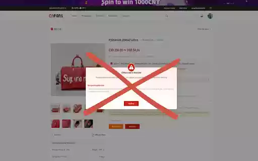 CNFans Warning Remover  from Chrome web store to be run with OffiDocs Chromium online