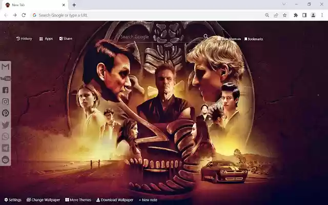 Cobra Kai Wallpaper  from Chrome web store to be run with OffiDocs Chromium online