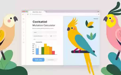 Cockatiel Mutation Calculator By ChartFarosh  from Chrome web store to be run with OffiDocs Chromium online