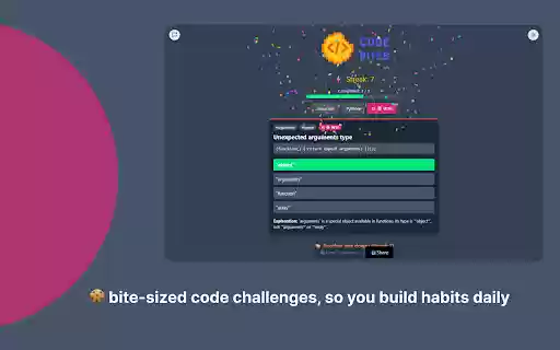 Code Bites  from Chrome web store to be run with OffiDocs Chromium online