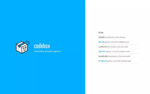 Codebox Cost Explorer  from Chrome web store to be run with OffiDocs Chromium online