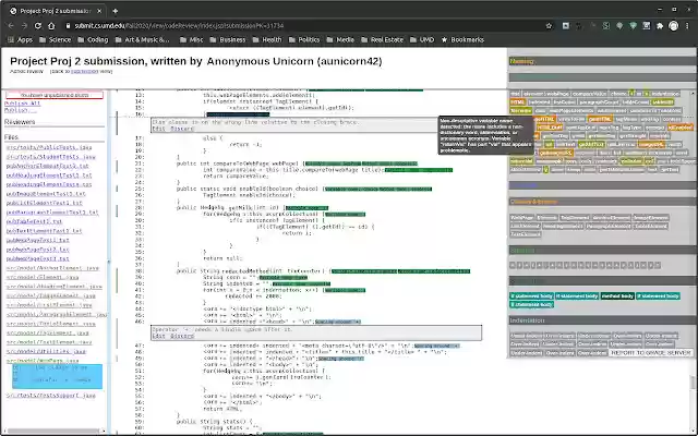 CodeGrader  from Chrome web store to be run with OffiDocs Chromium online