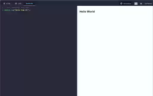 Code Preview Extension  from Chrome web store to be run with OffiDocs Chromium online