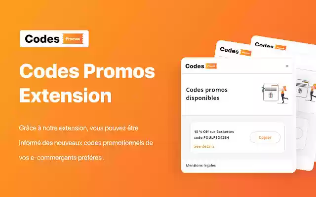 CodesPromos extension  from Chrome web store to be run with OffiDocs Chromium online