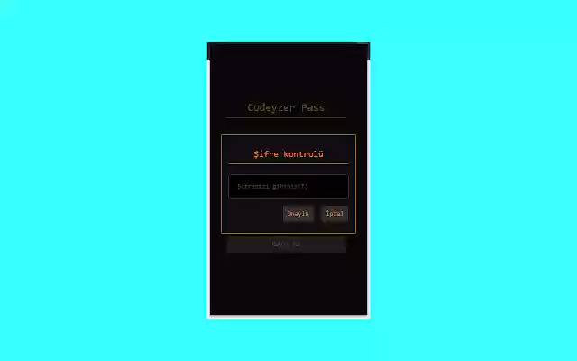 Codeyzer Pass  from Chrome web store to be run with OffiDocs Chromium online