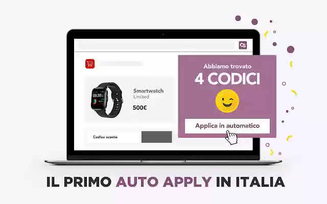 CodiceSconto  from Chrome web store to be run with OffiDocs Chromium online