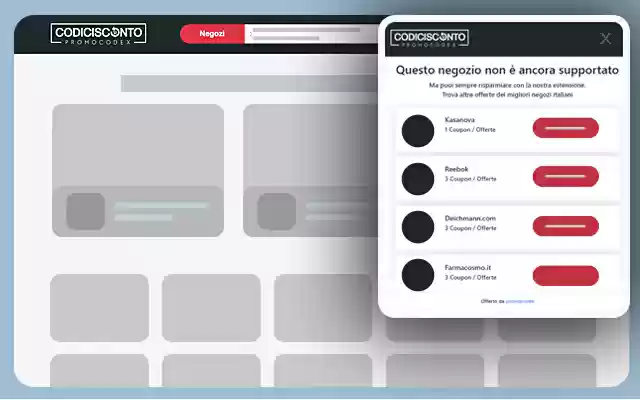 CODICISCONTO from Chrome web store to be run with OffiDocs Chromium online CODICISCONTO from Chrome web store to be run with OffiDocs Chromium online