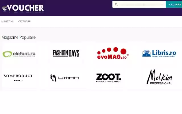 Coduri Voucher si Cupoane Reducere  from Chrome web store to be run with OffiDocs Chromium online
