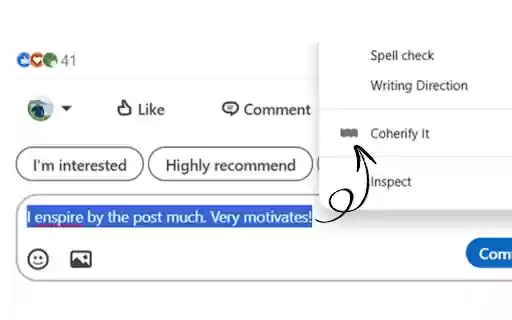 Coherify Improve your text with just one click from Chrome web store to be run with OffiDocs Chromium online Coherify Improve your text with just one click from Chrome web store to be run with OffiDocs Chromium online