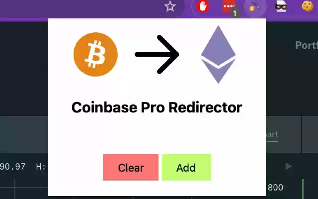 Coinbase Pro symbol redirect  from Chrome web store to be run with OffiDocs Chromium online